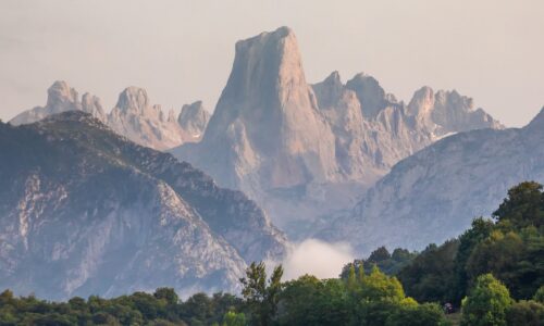 Naranjo de Bulnes (known as Picu Urriellu) in Asturias, Spain.